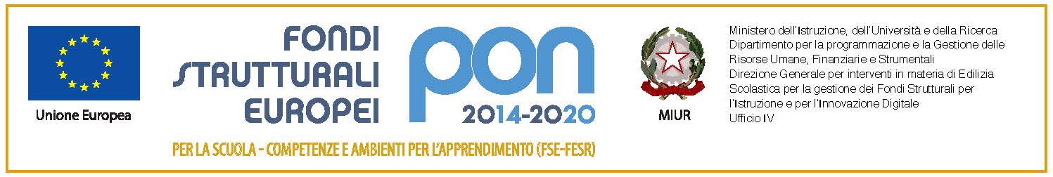 Loghi PON 2014 2020 fsefesr